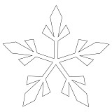 snowflake simple 5